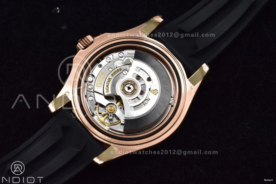 VS3235 Ceramic Best on VSF Black 126655 Bezel Oysterflex Rubber Yacht-Master Edition 1:1 Strap 0401